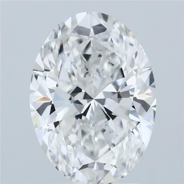 3.03 Carat Oval Shaped, Ideal Cut, E Color, VVS2 Clarity, IGI Certified Lab Grown Diamond