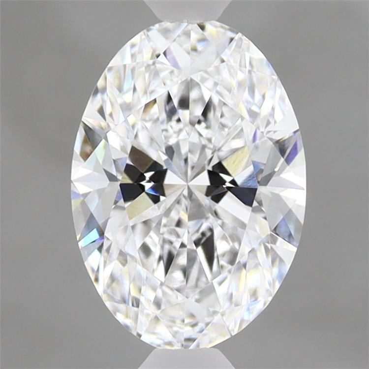 1.58 Carat Oval Shaped, Ideal Cut, D Color, VVS2 Clarity, IGI Certified Lab Grown Diamond
