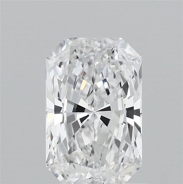 1.04 Carat Radiant Shaped, Ideal Cut, D Color, VVS2 Clarity, IGI Certified Lab Grown Diamond