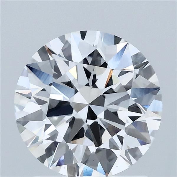 1.58 Carat Round Shaped, Ideal Cut, D Color, VS1 Clarity, IGI Certified Lab Grown Diamond