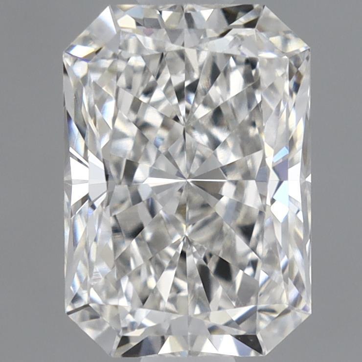 1.11 Carat Radiant Shaped, Ideal Cut, F Color, VVS2 Clarity, IGI Certified Lab Grown Diamond