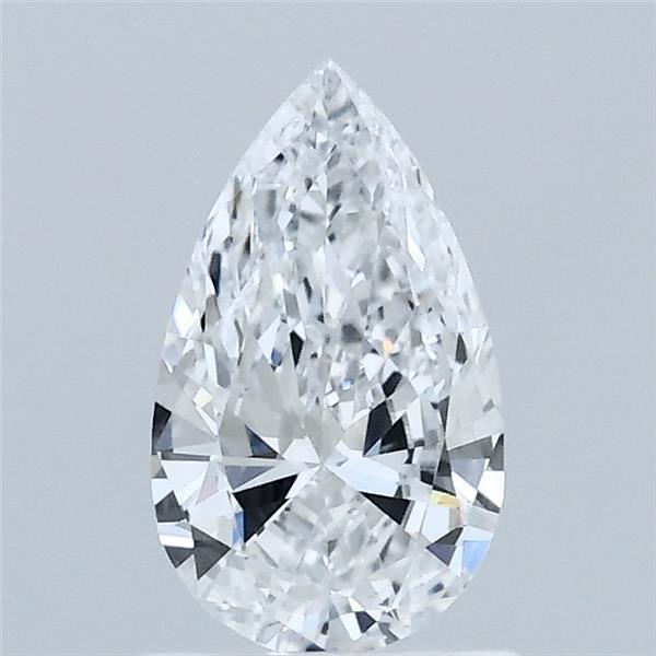 0.70 Carat Pear Shaped, Excellent Cut, D Color, VVS2 Clarity, IGI Certified Lab Grown Diamond