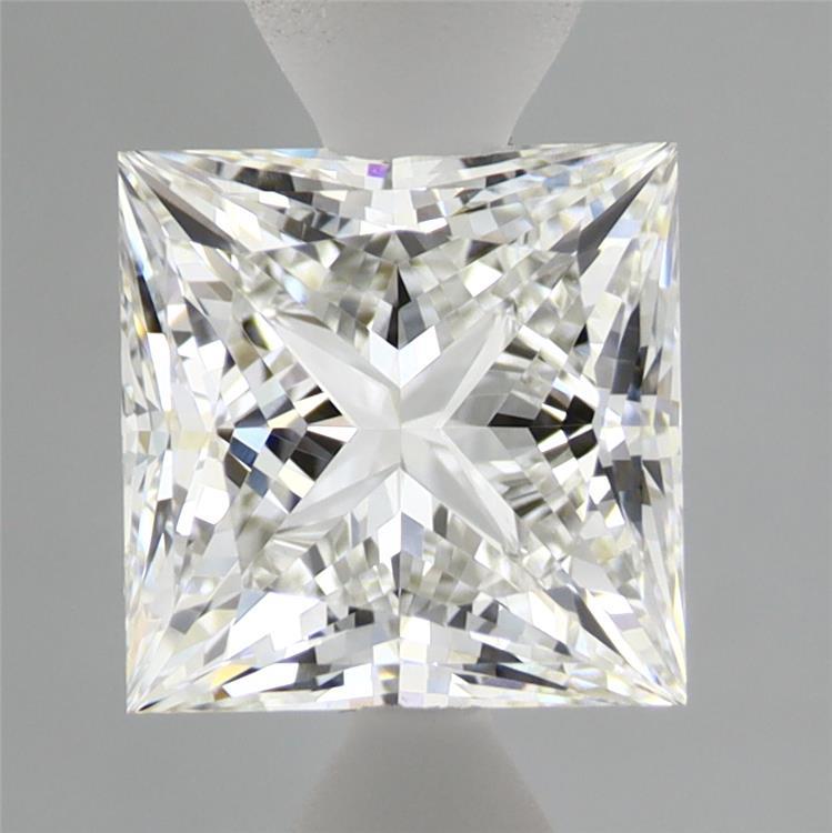 1.90 Carat Princess Shaped, Ideal Cut, F Color, VVS2 Clarity, IGI Certified Lab Grown Diamond