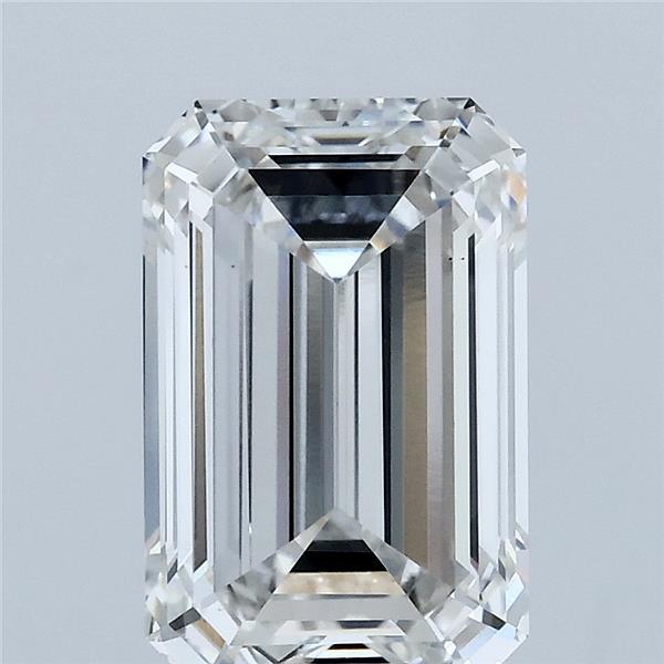 3.10 Carat Emerald Shaped, Ideal Cut, F Color, VS1 Clarity, IGI Certified Lab Grown Diamond