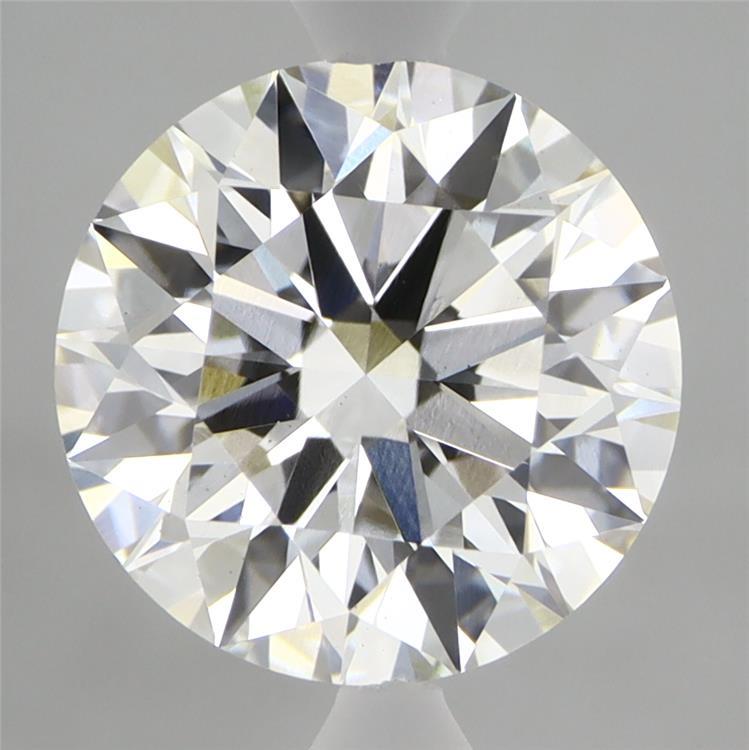 3.08 Carat Round Shaped, Ideal Cut, G Color, VS2 Clarity, IGI Certified Lab Grown Diamond