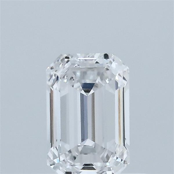 0.72 Carat Emerald Shaped, Ideal Cut, D Color, VS1 Clarity, IGI Certified Lab Grown Diamond