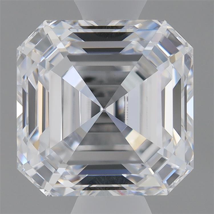 1.51 Carat Asscher Shaped, Ideal Cut, D Color, VVS1 Clarity, IGI Certified Lab Grown Diamond