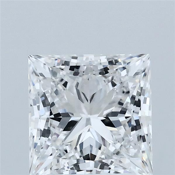 2.07 Carat Princess Shaped, Ideal Cut, E Color, VS2 Clarity, IGI Certified Lab Grown Diamond