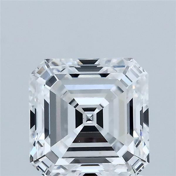 1.53 Carat Asscher Shaped, Ideal Cut, D Color, VS1 Clarity, IGI Certified Lab Grown Diamond
