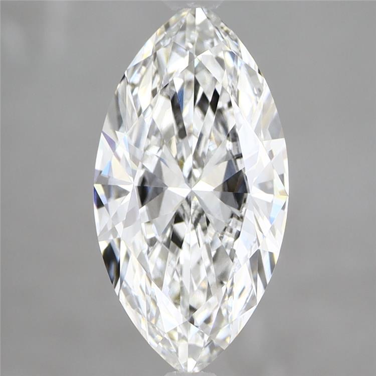 1.96 Carat Marquise Shaped, Excellent Cut, E Color, VVS2 Clarity, IGI Certified Lab Grown Diamond