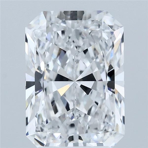 2.88 Carat Radiant Shaped, Ideal Cut, D Color, VVS2 Clarity, IGI Certified Lab Grown Diamond