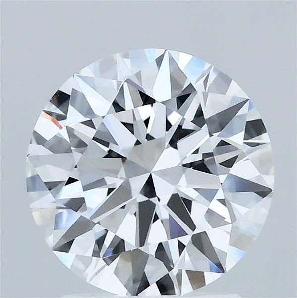 2.05 Carat Round Shaped, Ideal Cut, D Color, VVS1 Clarity, IGI Certified Lab Grown Diamond