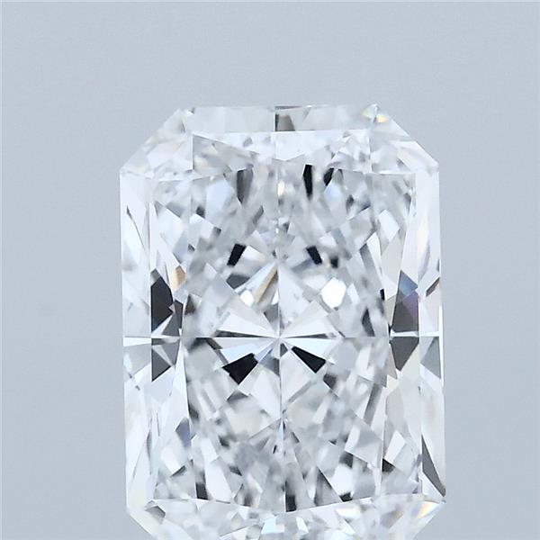 2.54 Carat Radiant Shaped, Ideal Cut, D Color, VVS1 Clarity, IGI Certified Lab Grown Diamond