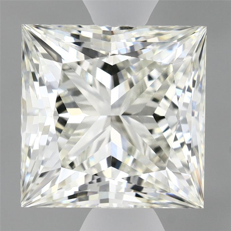 2.59 Carat Princess Shaped, Ideal Cut, H Color, VVS2 Clarity, IGI Certified Lab Grown Diamond