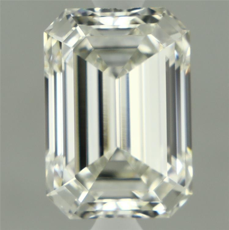 1.57 Carat Emerald Shaped, Ideal Cut, H Color, VVS2 Clarity, IGI Certified Lab Grown Diamond
