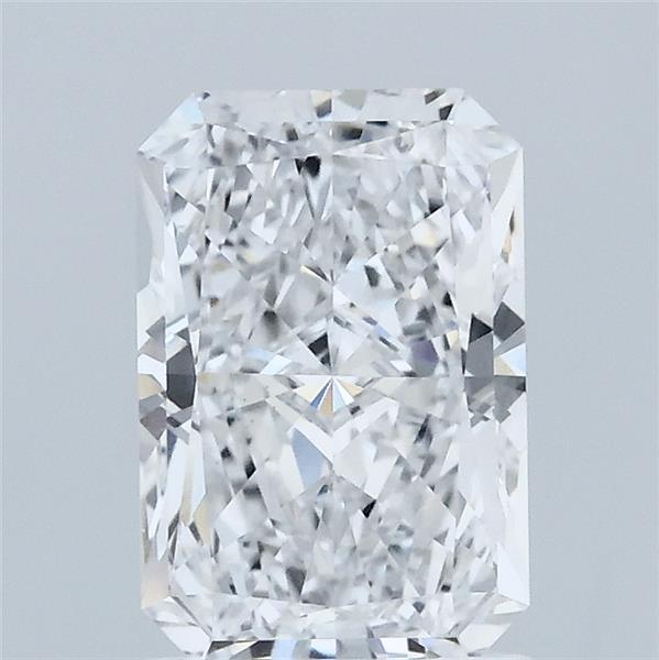 1.72 Carat Radiant Shaped, Excellent Cut, D Color, VVS2 Clarity, IGI Certified Lab Grown Diamond