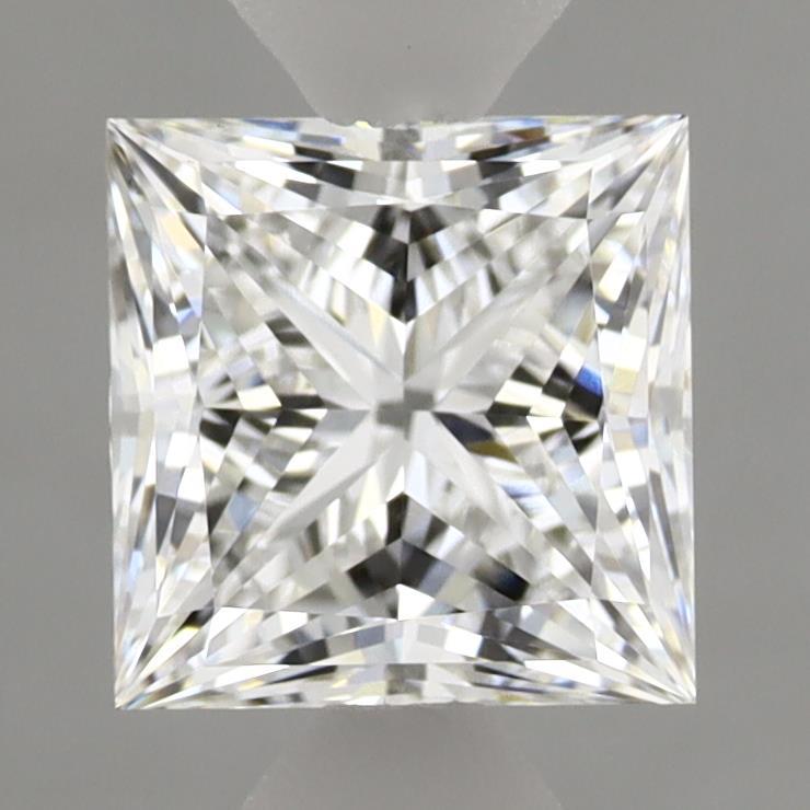 1.55 Carat Princess Shaped, Ideal Cut, E Color, VS1 Clarity, IGI Certified Lab Grown Diamond