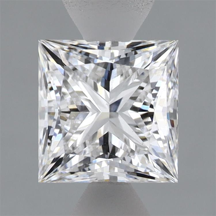 1.50 Carat Princess Shaped, Ideal Cut, E Color, VS1 Clarity, IGI Certified Lab Grown Diamond