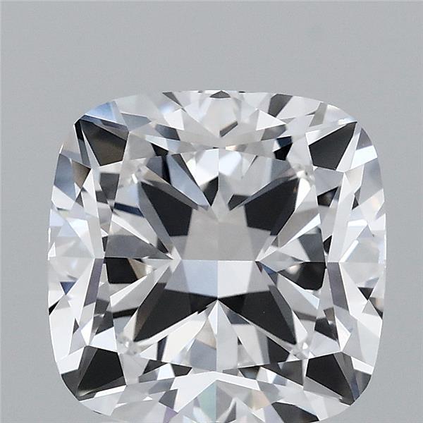 3.22 Carat Cushion Shaped, Ideal Cut, D Color, VVS2 Clarity, IGI Certified Lab Grown Diamond