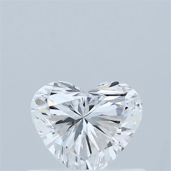 0.53 Carat Heart Shaped, Very Good Cut, D Color, VVS1 Clarity, IGI Certified Lab Grown Diamond