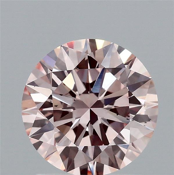 1.53 Carat Round Shaped, Ideal Cut, FANCY INTENSE PINK Color, VS2 Clarity, IGI Certified Lab Grown Diamond