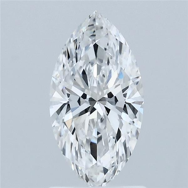 1.07 Carat Marquise Shaped, Ideal Cut, D Color, VVS2 Clarity, IGI Certified Lab Grown Diamond