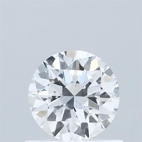 0.59 Carat Round Shaped, Excellent Cut, D Color, VVS2 Clarity, IGI Certified Lab Grown Diamond