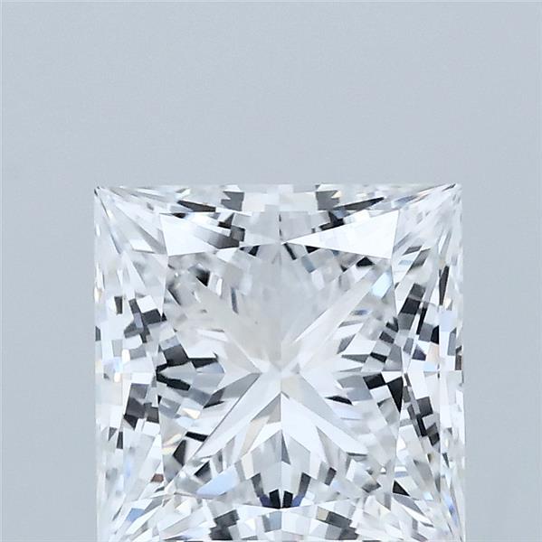 2.04 Carat Princess Shaped, Ideal Cut, D Color, VVS2 Clarity, IGI Certified Lab Grown Diamond