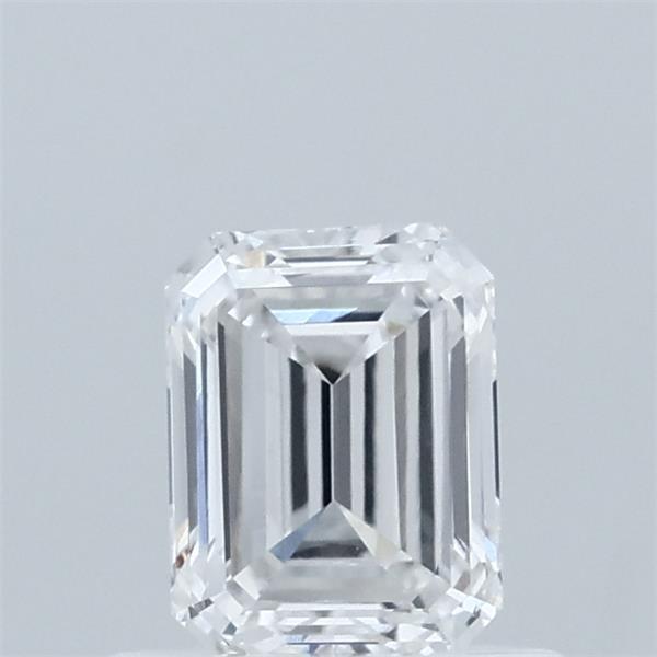 0.64 Carat Emerald Shaped, Excellent Cut, D Color, VVS2 Clarity, IGI Certified Lab Grown Diamond