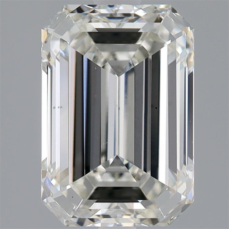 3.03 Carat Emerald Shaped, Ideal Cut, H Color, VS1 Clarity, IGI Certified Lab Grown Diamond