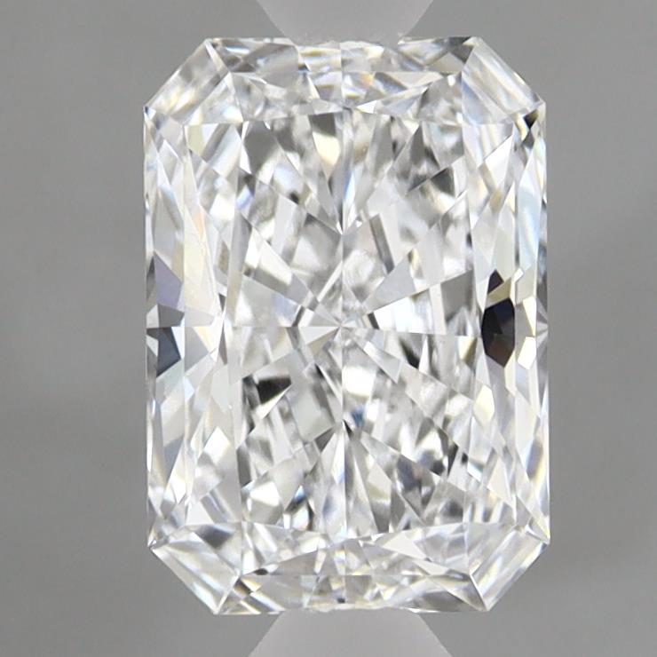 1.38 Carat Radiant Shaped, Excellent Cut, E Color, VVS2 Clarity, IGI Certified Lab Grown Diamond