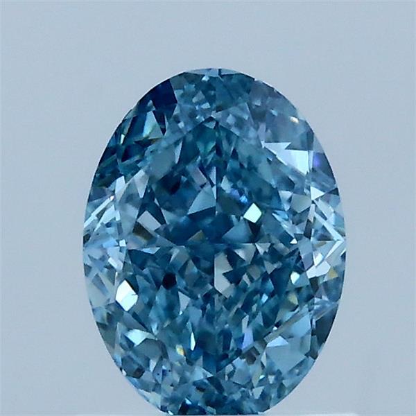1.10 Carat Oval Shaped, Excellent Cut, FANCY VIVID BLUE Color, VS1 Clarity, IGI Certified Lab Grown Diamond