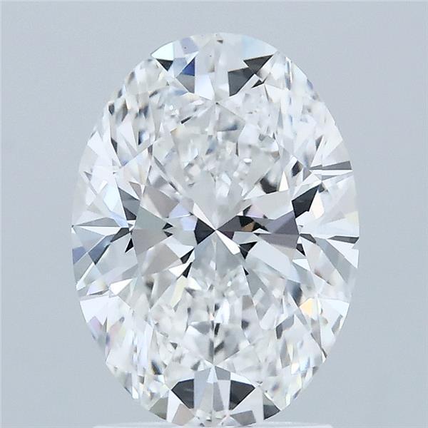 2.03 Carat Oval Shaped, Excellent Cut, E Color, VVS2 Clarity, IGI Certified Lab Grown Diamond