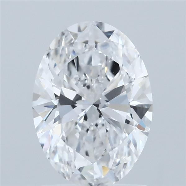 1.53 Carat Oval Shaped, Ideal Cut, D Color, VS1 Clarity, IGI Certified Lab Grown Diamond