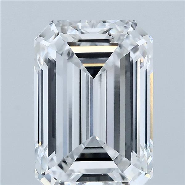 4.01 Carat Emerald Shaped, Ideal Cut, D Color, VS1 Clarity, IGI Certified Lab Grown Diamond