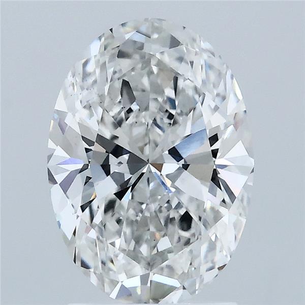 2.01 Carat Oval Shaped, Ideal Cut, F Color, VS2 Clarity, IGI Certified Lab Grown Diamond