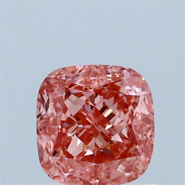 1.04 Carat Cushion Shaped, Ideal Cut, FANCY VIVID PINK Color, VS1 Clarity, IGI Certified Lab Grown Diamond