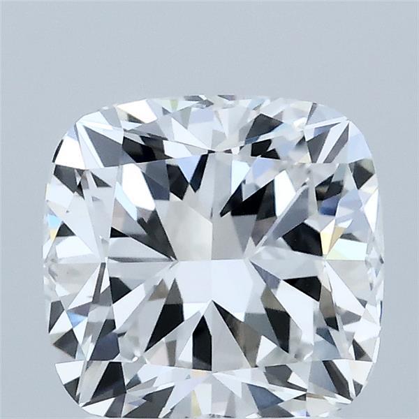 2.10 Carat Cushion Shaped, Excellent Cut, D Color, VVS2 Clarity, IGI Certified Lab Grown Diamond