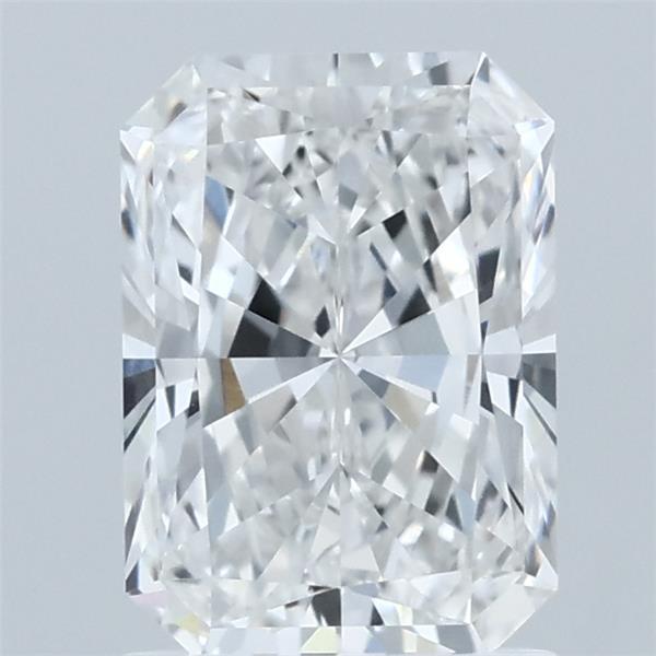 1.58 Carat Radiant Shaped, Ideal Cut, E Color, VVS1 Clarity, IGI Certified Lab Grown Diamond