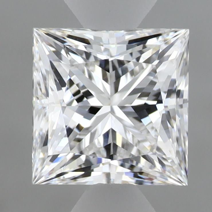 1.50 Carat Princess Shaped, Ideal Cut, D Color, VS1 Clarity, IGI Certified Lab Grown Diamond