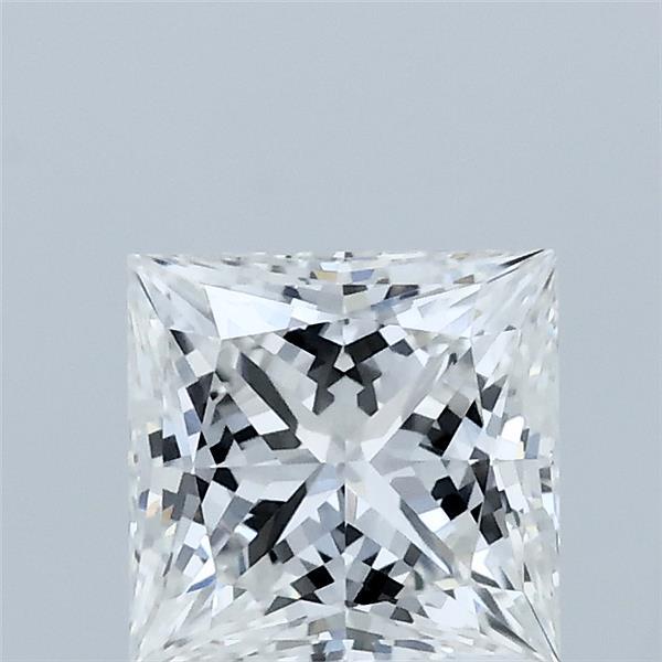 1.23 Carat Princess Shaped, Ideal Cut, F Color, VVS2 Clarity, IGI Certified Lab Grown Diamond