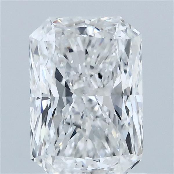 1.37 Carat Radiant Shaped, Ideal Cut, D Color, VVS2 Clarity, IGI Certified Lab Grown Diamond