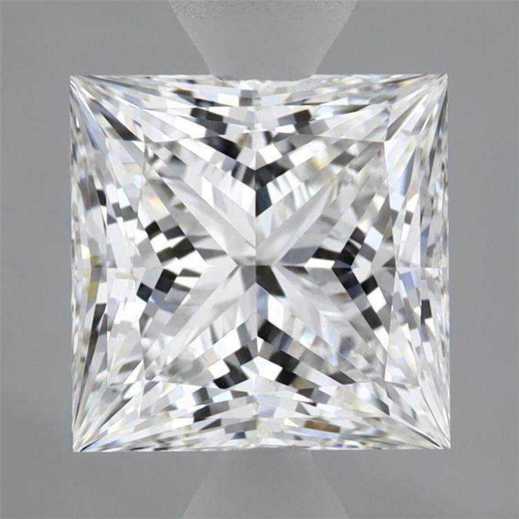 2.83 Carat Princess Shaped, Ideal Cut, F Color, VS1 Clarity, IGI Certified Lab Grown Diamond
