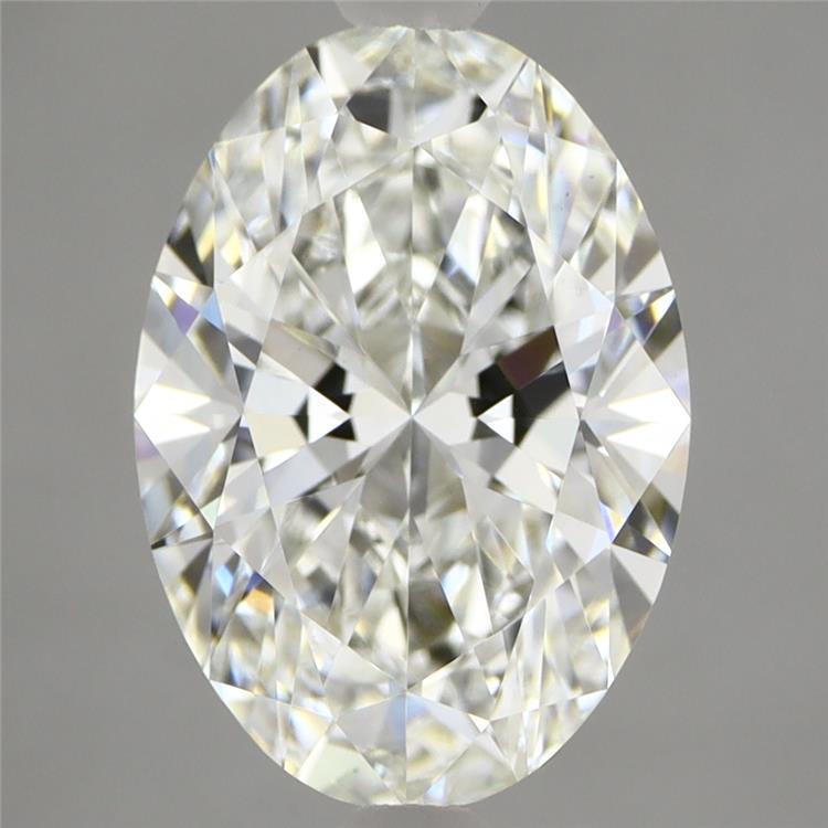 2.81 Carat Oval Shaped, Ideal Cut, F Color, VS1 Clarity, IGI Certified Lab Grown Diamond