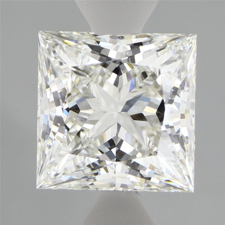 2.00 Carat Princess Shaped, Excellent Cut, E Color, IF Clarity, IGI Certified Lab Grown Diamond