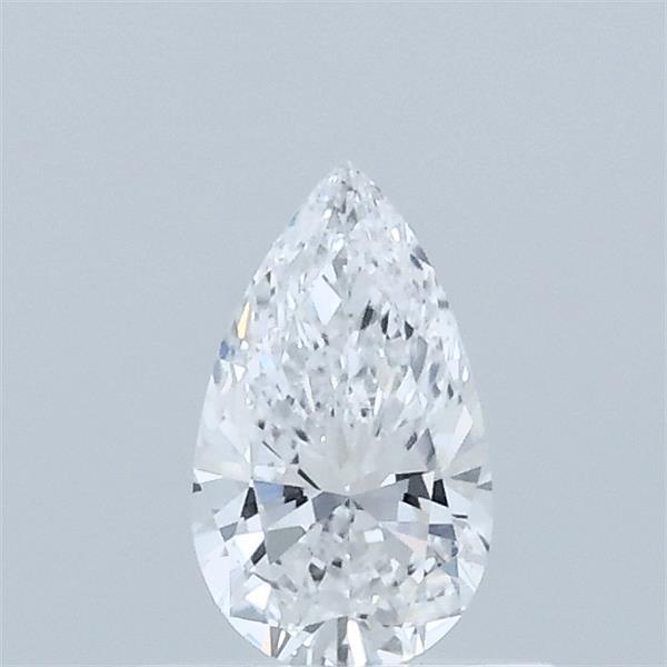 0.36 Carat Pear Shaped, Ideal Cut, D Color, VVS2 Clarity, IGI Certified Lab Grown Diamond