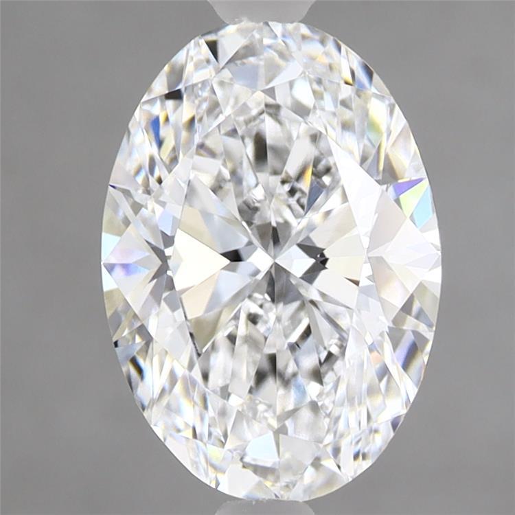 2.10 Carat Oval Shaped, Ideal Cut, D Color, VVS2 Clarity, IGI Certified Lab Grown Diamond