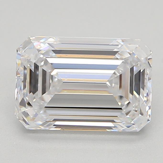 1.02 Carat Emerald Shaped, Ideal Cut, E Color, IF Clarity, IGI Certified Lab Grown Diamond