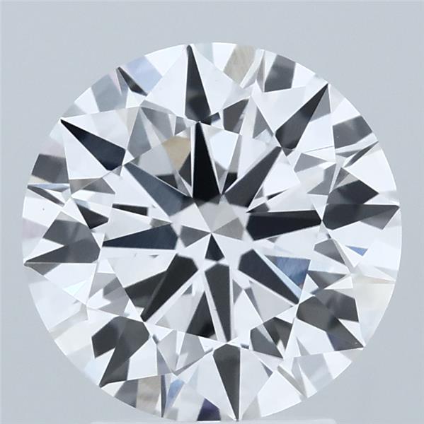 2.85 Carat Round Shaped, Ideal Cut, E Color, VS1 Clarity, IGI Certified Lab Grown Diamond
