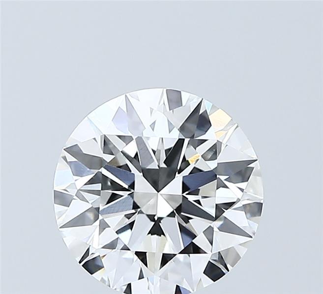 2.03 Carat Round Shaped, Ideal Cut, D Color, VVS2 Clarity, IGI Certified Lab Grown Diamond